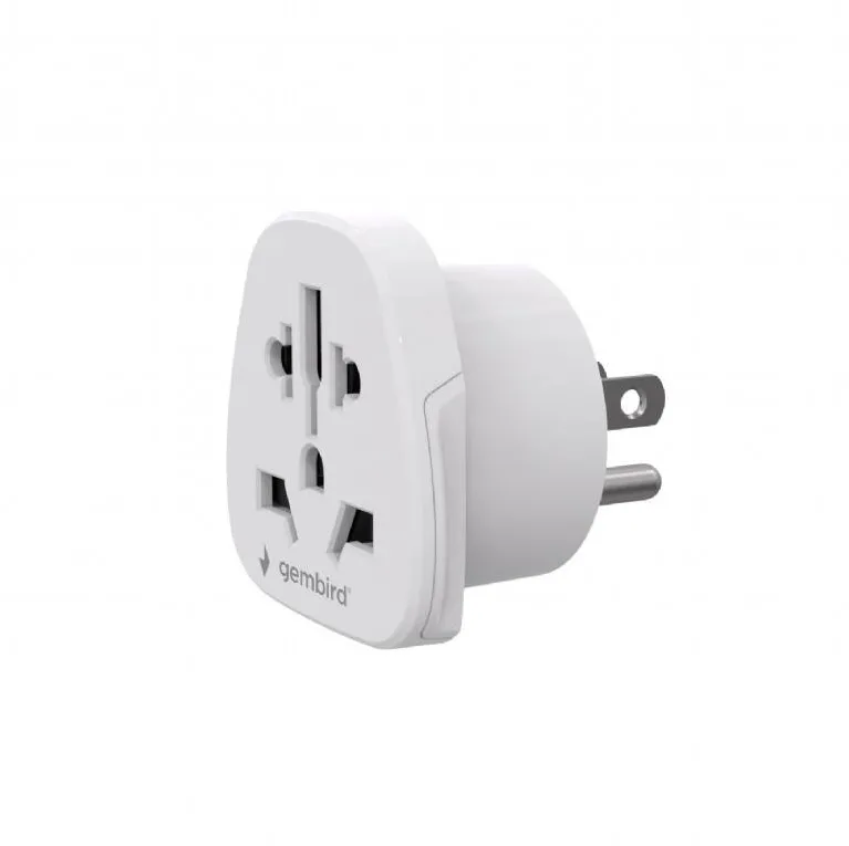 Alimentator Laptop Gembird Gembird A-AC-USMINTF World to US power adapter plug, 10 A
