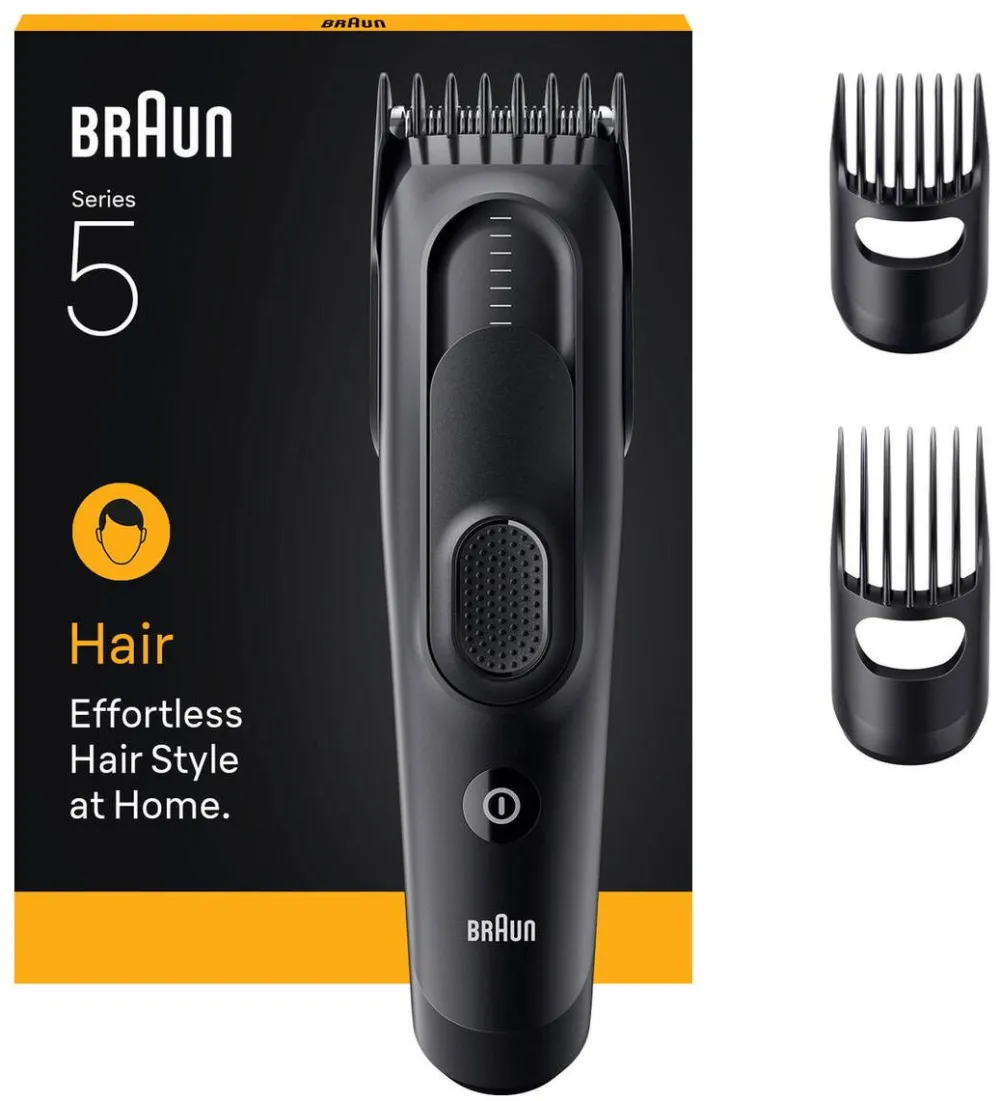 BRAUN HC5530 All-in-one Hair clipper, Black