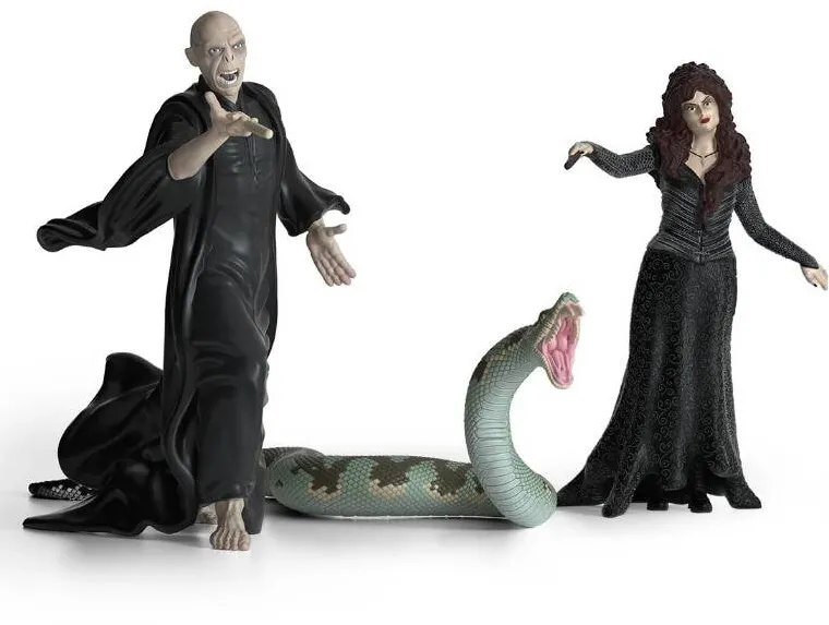 Schleich Set 3 figurine Schleich, Wizarding World, Lord Voldemort, Nagini & Bellatrix Lestrange