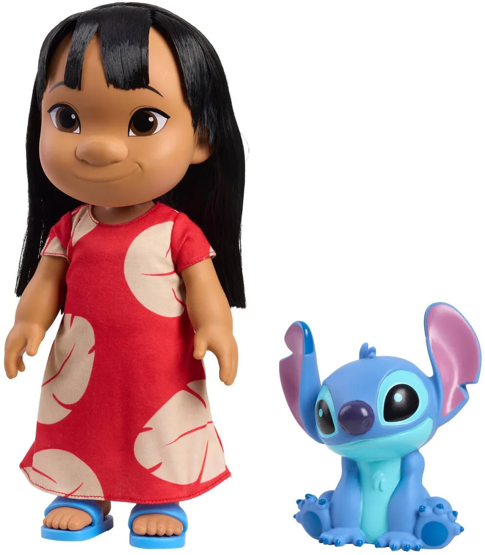Just Play Set Lauta Lilo si Figurina Stitch, 36cm, Just Play, Multicolor, 38x18x12cm