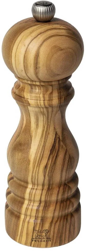 Peugeot Rasnita de sare, Peugeot, Lemn, 18 cm, Maro
