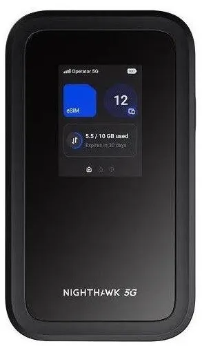 Router Netgear Router wireless Netgear Nighthawk M7 5G, Wi-Fi 7, 32 dispozitive, negru