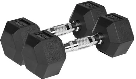 Rebel GANTERE DUMBBELL HEX FONTA CAUCIUCATA 2X4KG REBEL ACTIV