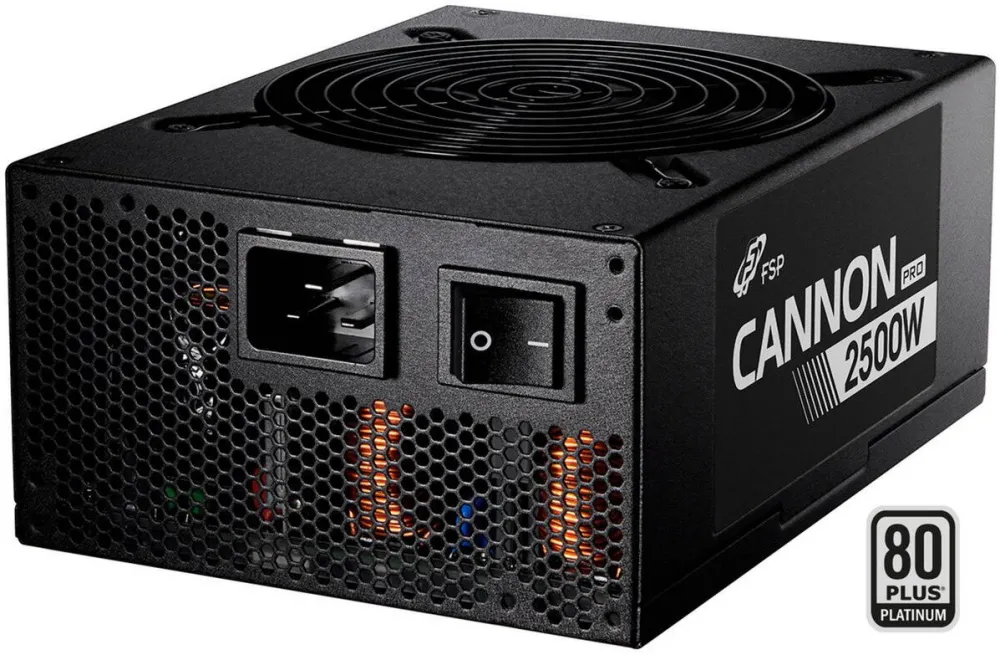 Sursa PC Fortron Fortron CANNON PRO 2500 (black, 4x 12-pin, 3x PCIe, cable management, 2500 W)