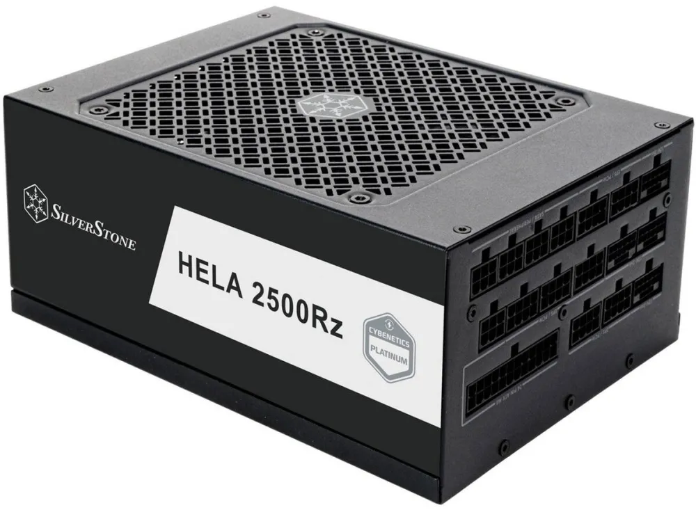 Sursa PC Silverstone SilverStone HELA 2500R, PC power supply black, 4x 12-pin high power GPU, 7x PCIe, cable management, 2500 watts