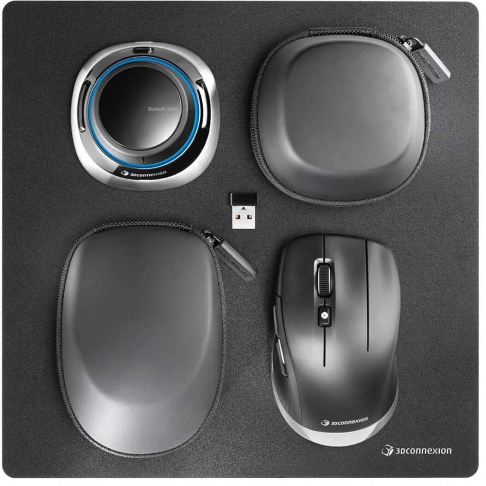 Mouse 3dconnexion SpaceWireless Kit 2 Bluetooth Edition,