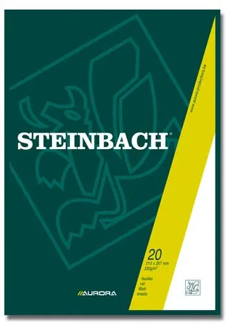 Aurora Bloc desen A4, 20 file - 250g/mp, Aurora Steinbach