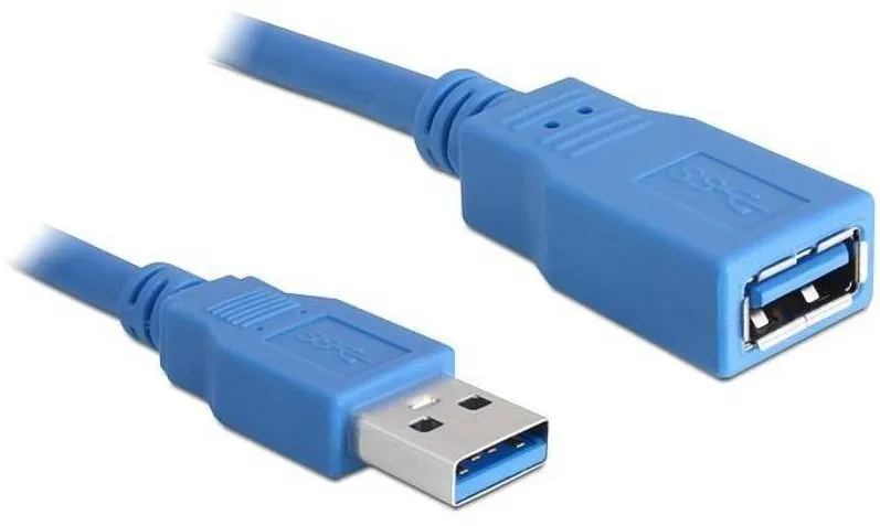 DELOCK Cablu USB 3.0 F - USB 3.0 M, 3m, albastru
