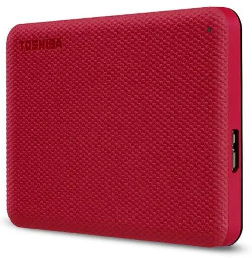 Hard Disk Extern Toshiba Canvio Advance 4TB, 2.5 inch, USB 3.2 Red