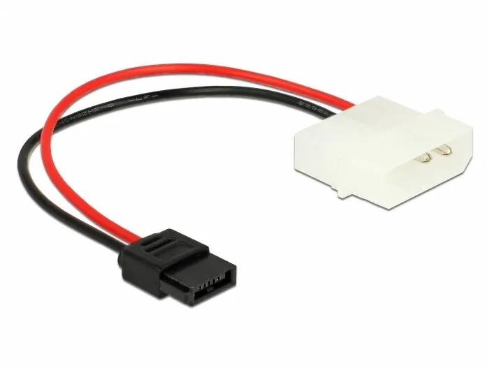 DELOCK 82913, power adapter - Slimline SATA power to 4 pin internal power (5V) - 25 cm