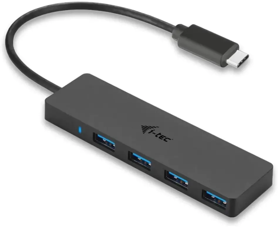 Hub USB I-TEC USB-C Slim Passive Hub - hub - 4 ports
