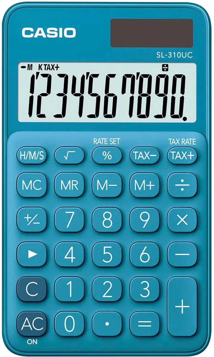 CASIO Calculator de birou SL-310UC-BU blue