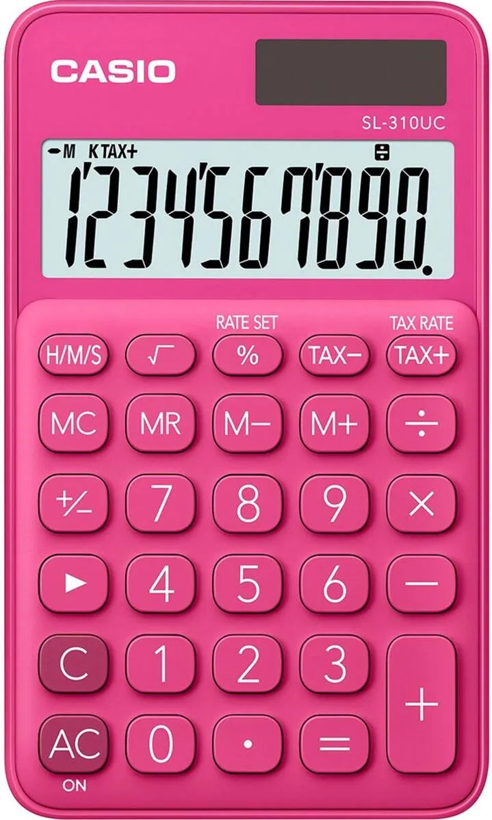CASIO Calculator de birou SL-310UC-RD red