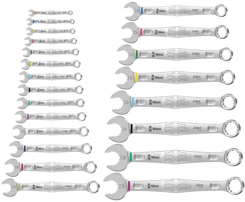 WERA 6003 Joker Set 1 Combination Wrench Set