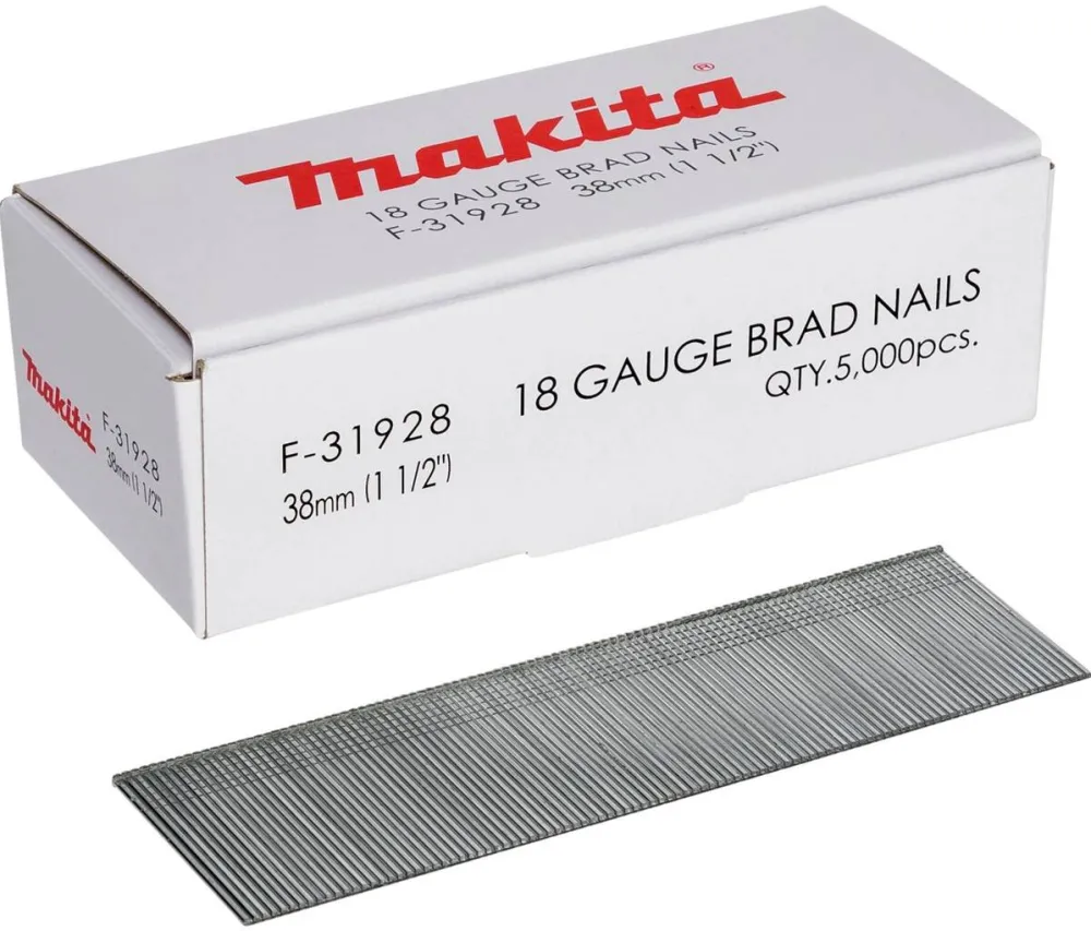Makita Gauge Brad Nails 1,2x38mm F-31928 5000 pcs.