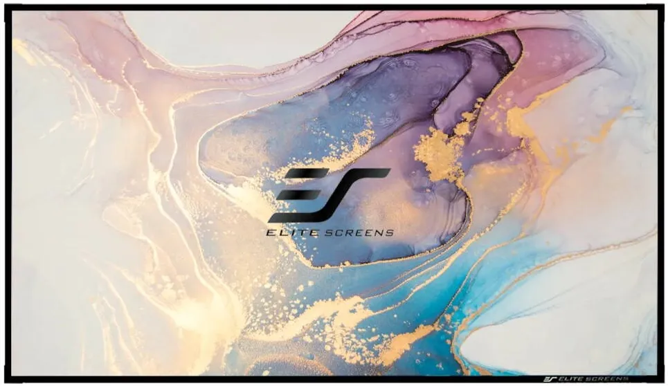 Ecran de proiectie EliteScreens AR100H-CLR3, rama fixa, 222 x 125 (100"), Ambient Light Rejecting, ALR, dedicat vpj UST