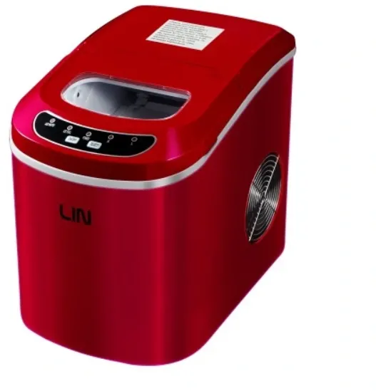 LIN Aparat portabil de facut cuburi de gheata ICE PRO-R12. rosu