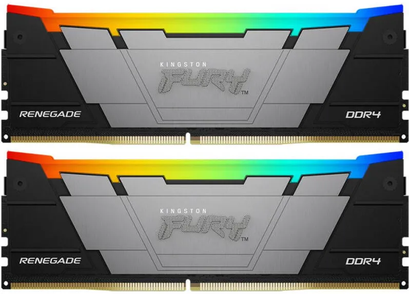 Memorie RAM Kingston FURY Renegade Black RGB 16GB DDR4 3200MHz CL16 Dual Channel Kit