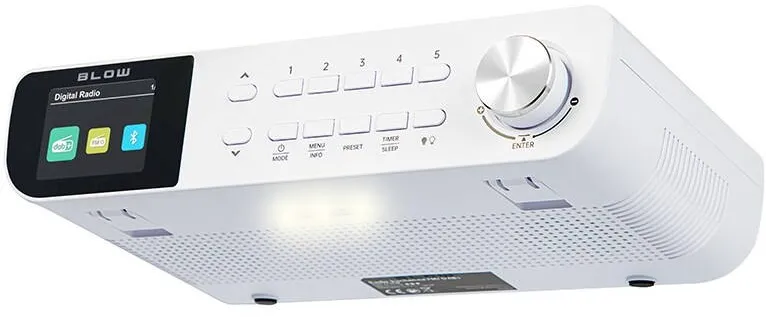 Radio Blow FM/DAB+ RK1 kitchen, white