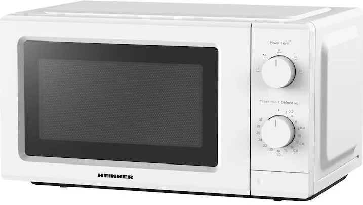 Cuptor cu Microunde HEINNER HMW-MD20IVWH, 19 l, Control mecanic, 700 W, Alb
