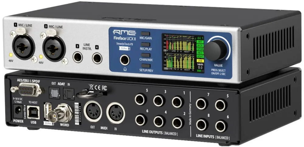 RME Fireface UCX II - USB [20 IN/ 20 OUT] audio interface