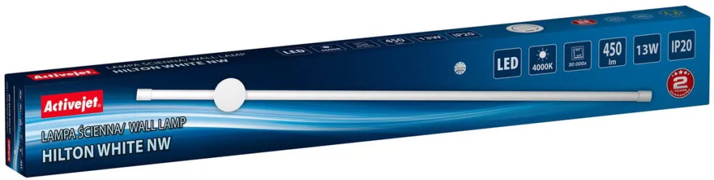 ACTIVEJET LED wall lamp AJE-HILTON White NW