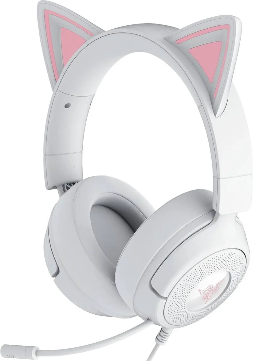 Casti Over-Head RAZER Kraken Kitty V3 X, White
