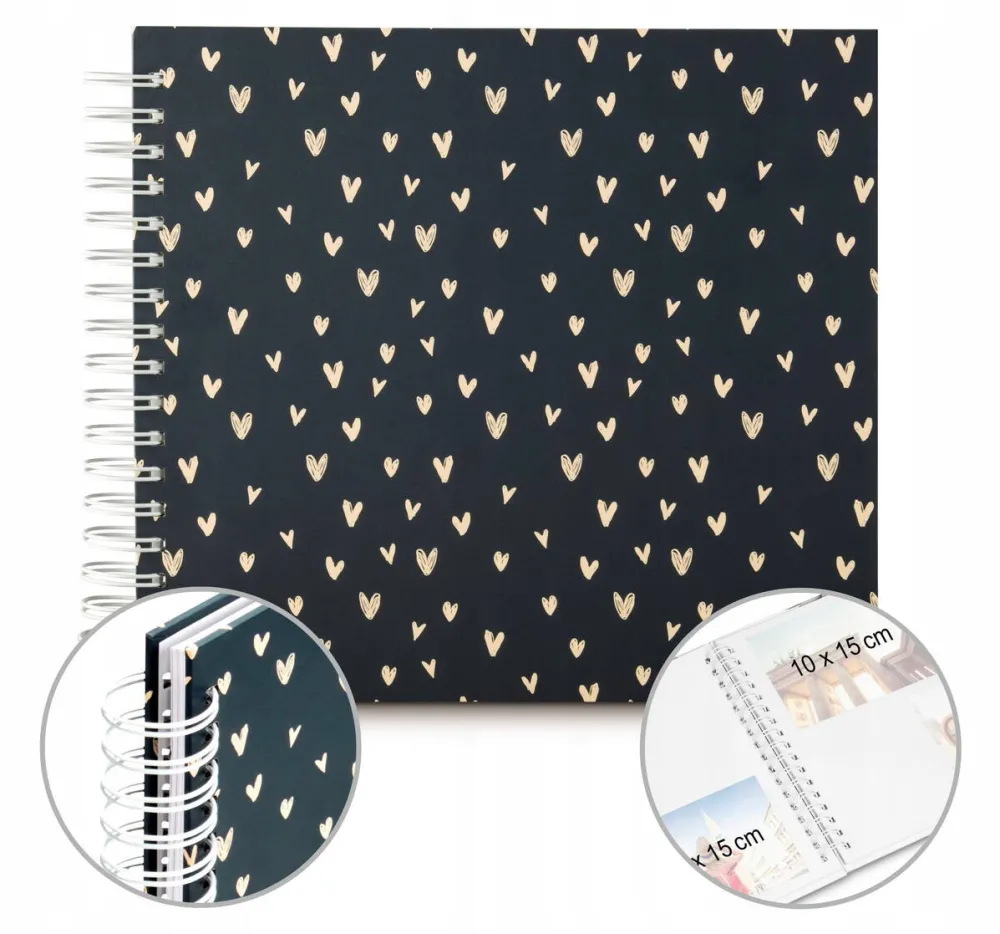 Rama foto HAMA Album Foto Hama Lovely Albastru 28x24 cm, 50 Pagini, 100 Poze 10x15