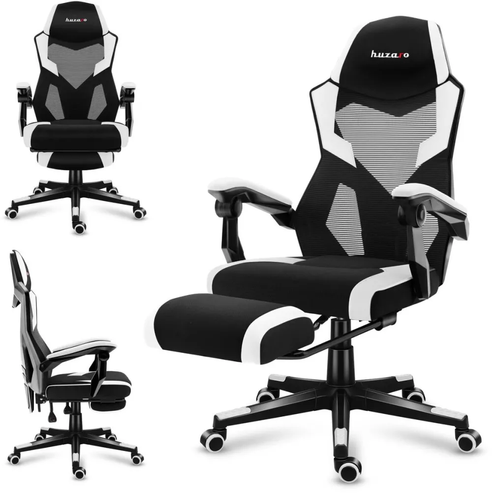 Scaun Gaming huzaro Combat 3.1 White