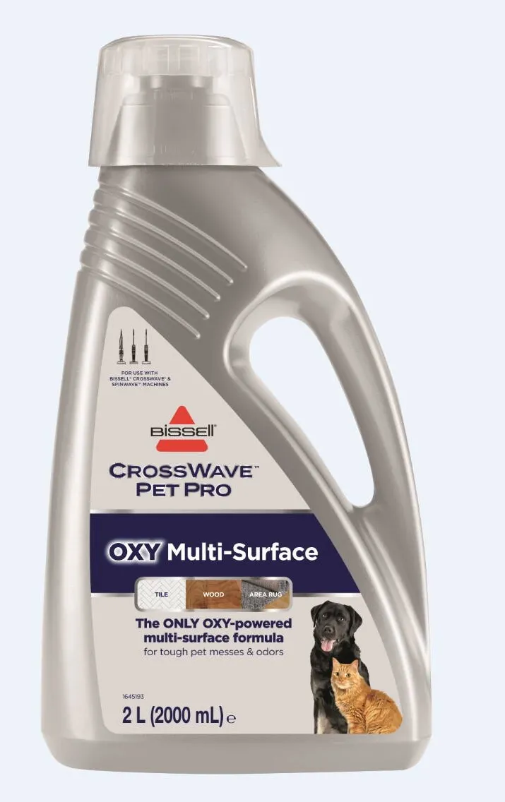 BISSELL CrossWave Pet Pro Oxy Multi-surface formula Cleaning solution, 2 L