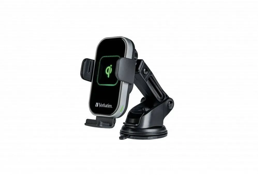 VERBATIM Verbatim Fast Qi Fast Wireless Car Charger USB-C 15W     FWC-02
