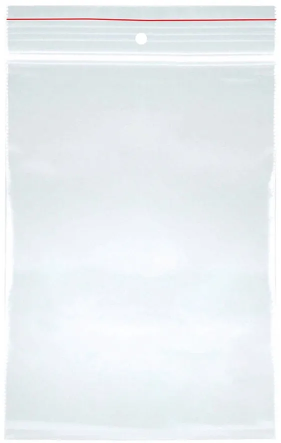 Office Products Pungi plastic cu fermoar pt sigilare, 100x120mm, 40microni, 100buc/set, Office Products-transparente