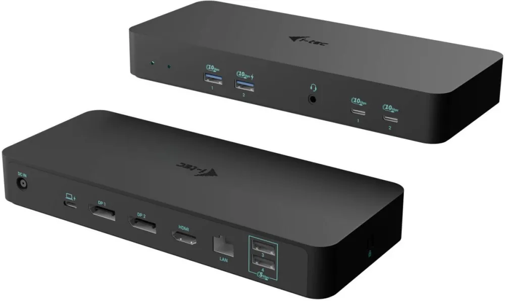 Docking Station I-TEC Statie de andocare, I-tec, C31INTGTRI4KDOCPD, USB 3.2 Gen 1 Type-C, 100 W, 10 Gbit/s, negru, 206x27,9x85,3mm