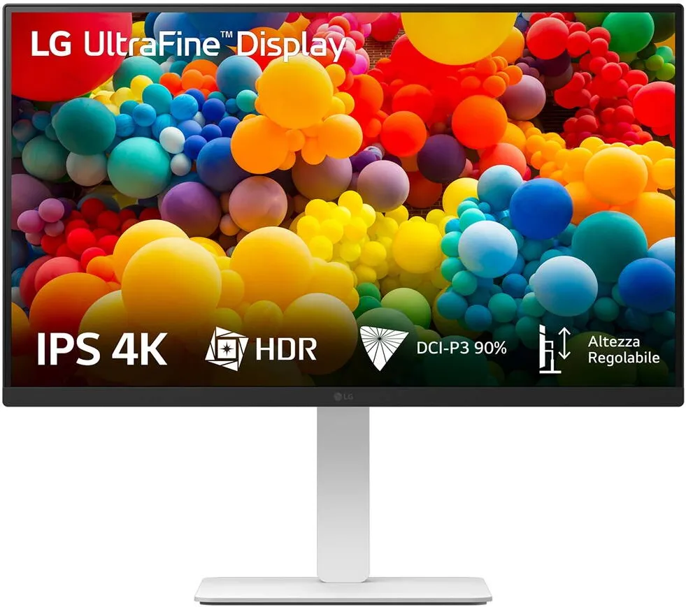 Monitor LG LG 27US550-W computer monitor 68.6 cm (27") 3840 x 2160 pixels 4K Ultra HD LCD White