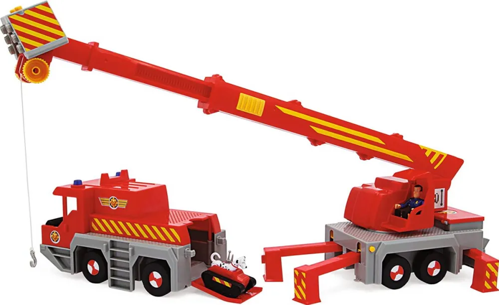 Macara de salvare 2 in 1 Simba Dickie Fireman Sam rosu galben