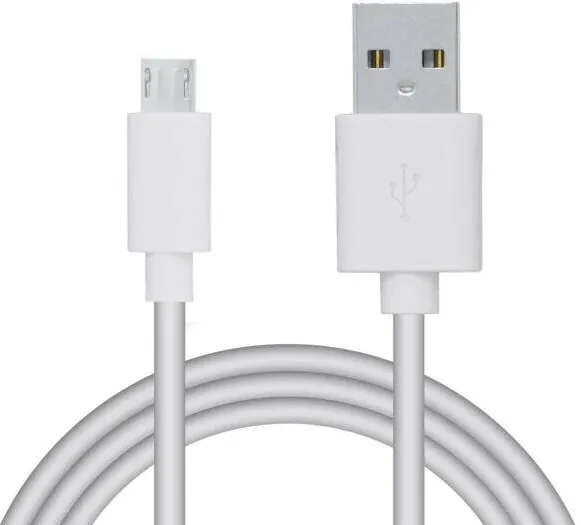 Spacer Cablu alimentare si date , USB 2.0 (T) la Micro-USB 2.0 (T), PVC, bulk, 1.8m, alb "SPDC-MICRO-PVC-W-1.8"