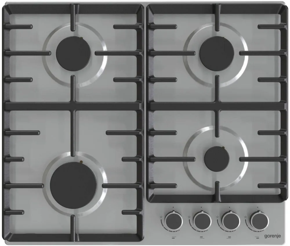 Plita GORENJE Plita incorporabila GORENJE G642ABX, GAZ, 4 ARZATOARE, INOX