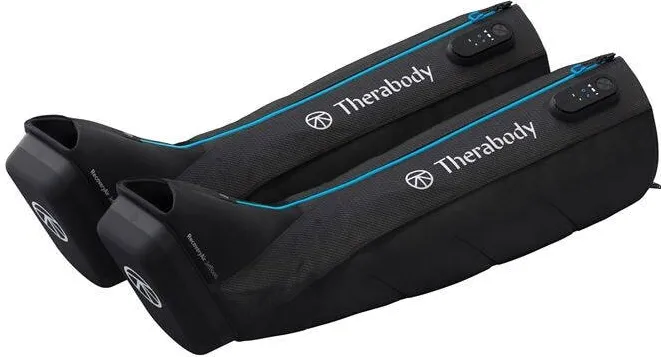 Therabody Cizme de compresie RecoveryAir JetBoots, Wireless, Large, Negru