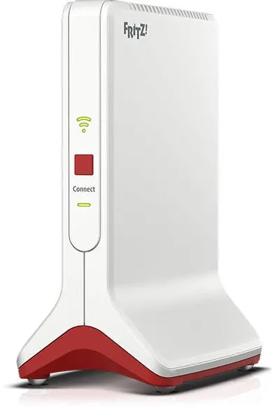 Bridge/Range Extender FRITZ! Router portabil AVM FRITZ!Repeater 6000, Tri-band, Rosu, Alb, 120x120x25mm