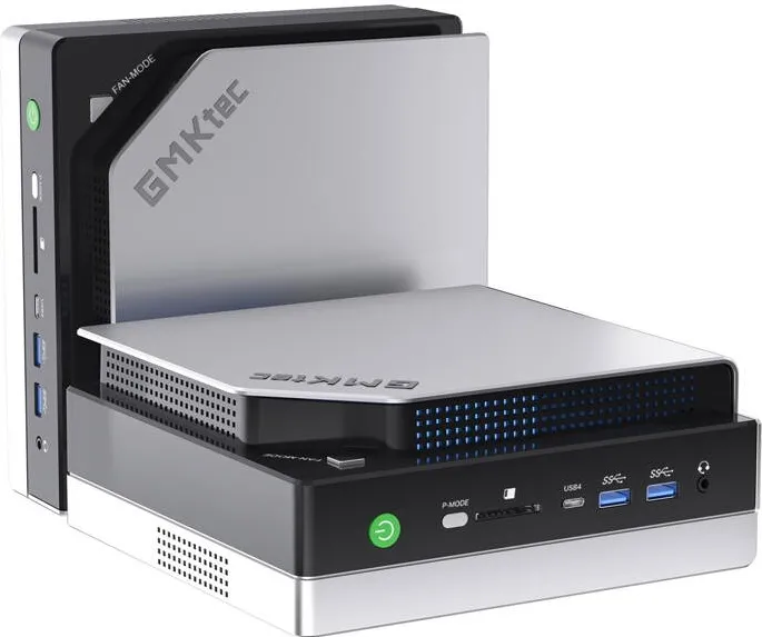 Sistem Mini GMKtec EVO-X2 Ryzen AI Max+ 395 cu 64 GB RAM, SSD de 1 TB si Windows 11 Pro