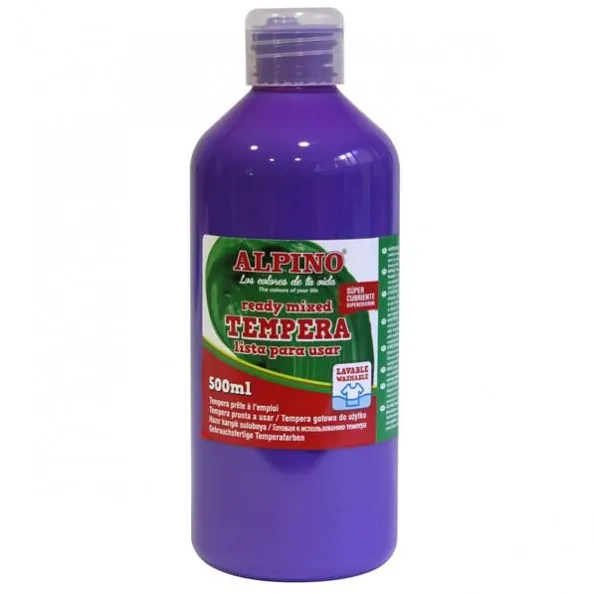 Alpino Tempera lavabila, 500ml, Alpino - mov