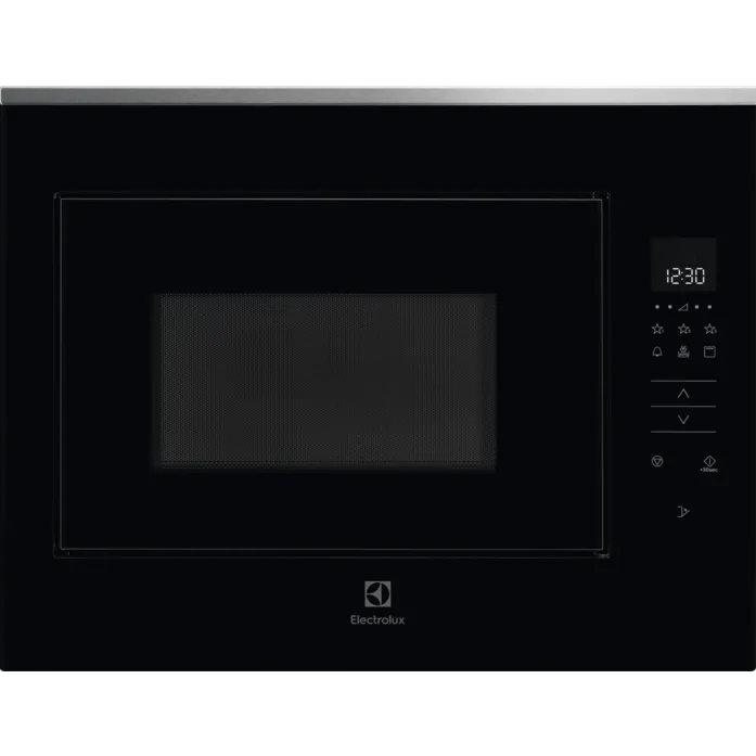 Cuptor cu Microunde ELECTROLUX incorporabil KMFD264TEX, 26 l, Control electronic, 900 W, Gril, Timer, Afisaj digital, Avertizare sonora, Afisaj LED, Negru/Inox antiamprenta