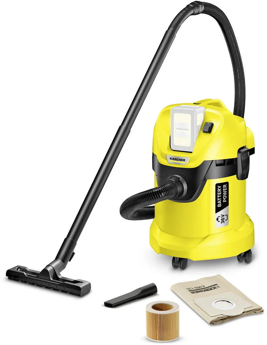 Aspirator Karcher umed si uscat cu acumulator WD 3 Battery