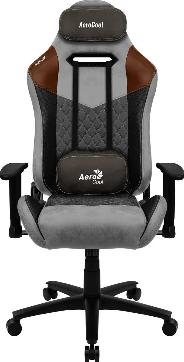Scaun Gaming Aerocool DUKE AeroSuede Universal Black, Brown, Grey