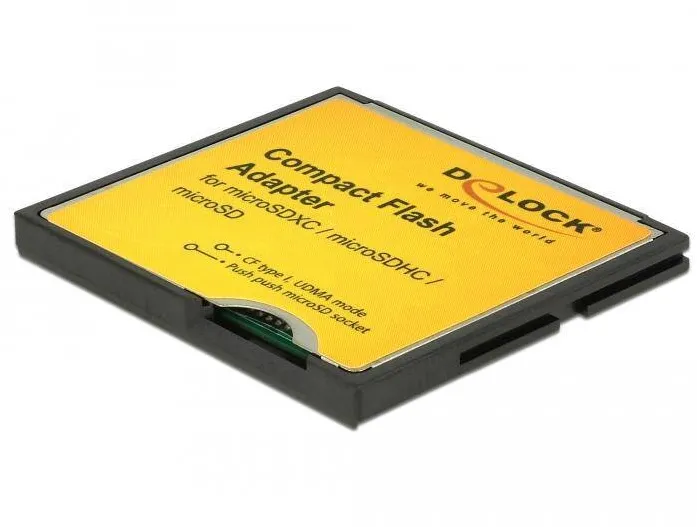 Adaptor DELOCK Micro SDHC -> Compact Flash