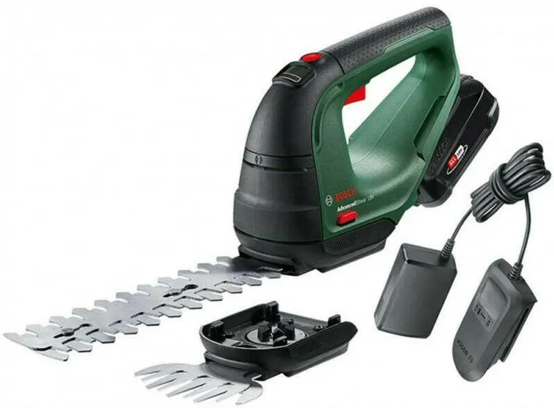 BOSCH Foarfece pentru tuns arbusti si taiat iarba cu acumulator  AdvancedShear 18V-10