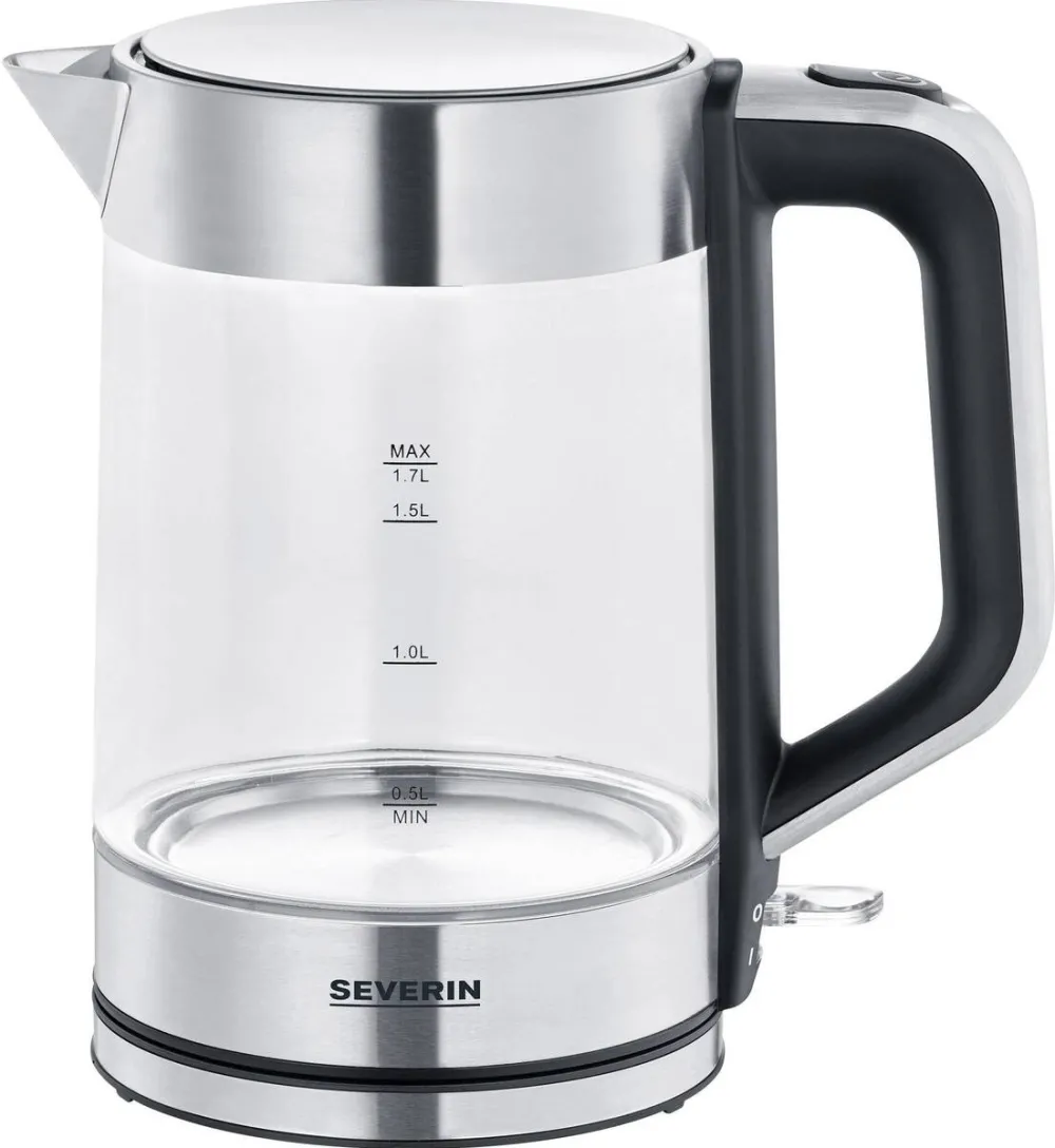 Fierbator SEVERIN WK 3420, 2200W, capacitate XXL1.7 L, Sticla