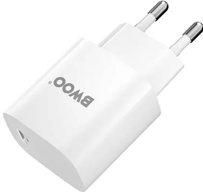 Bwoo INCARCATOR RETEA 20W USB C + CABLU LIGHTNING