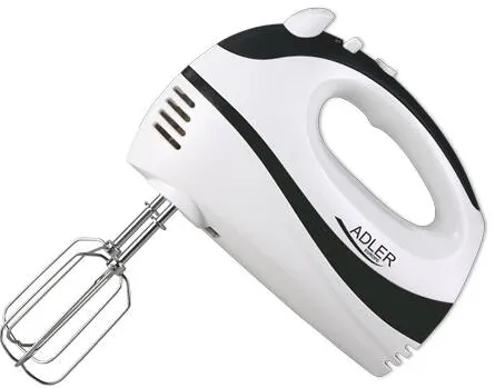 Mixer de mana Adler AD 4205 b 300 W 5 viteze turbo alb/negru