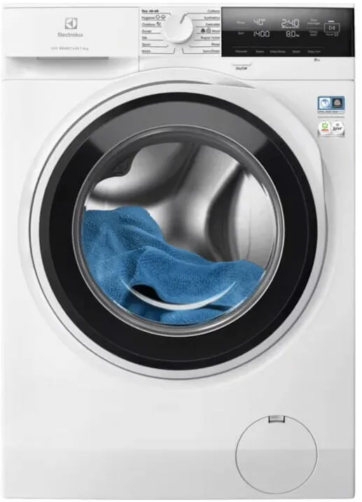 ELECTROLUX Masina de spalat rufe Electrolux EW6F3484E, 8 kg, 1400 rpm, Clasa A, Motor Inverter cu MagnetPermanent, Display LED, SensiCare, TimeManager, Alb